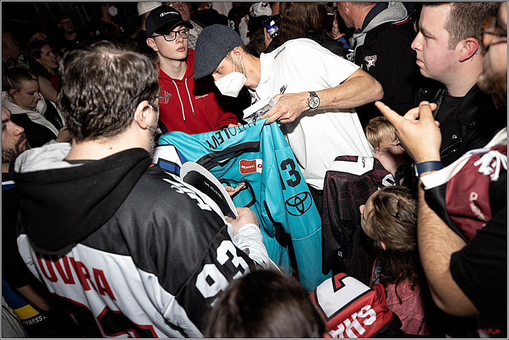 Koelner Haie Abschiedsfeier; Koeln, 22.04.2022